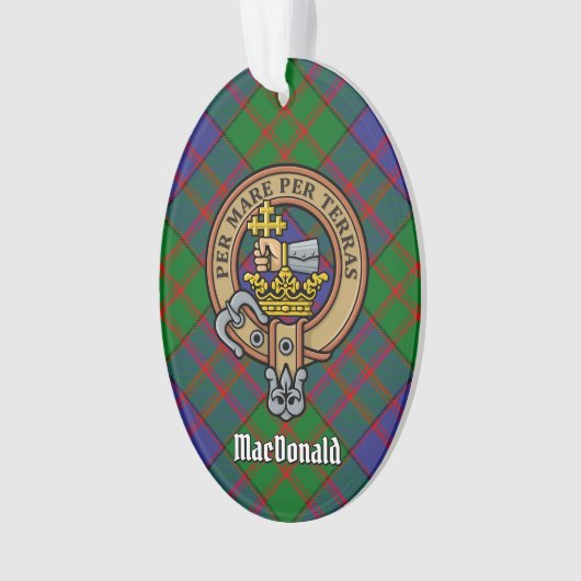 Clan MacDonald Wappen Ornament (Vorderseite)