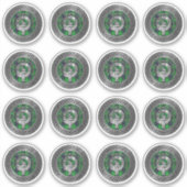 Clan MacDonald Wappen & Tartan Knot Aufkleber (Vorderseite)