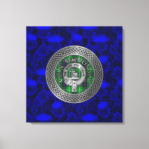 Clan MacDonald Wappen & Tartan Knot