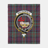 Clan Macdonalds von Donald Tartan Kariert Fleecedecke (Vorderseite)