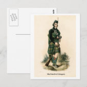 Clan MacDonell of Glengarry Postkarte (Vorne/Hinten)