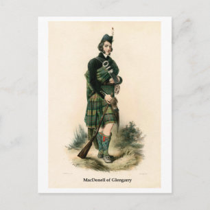 Clan MacDonell of Glengarry Postkarte
