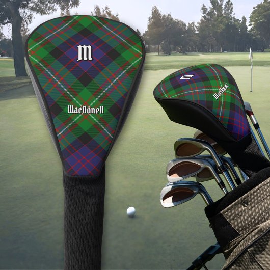 Clan MacDonell of Glengarry Tartan Golf Headcover