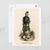 Clan MacDonell von Glengarry Postkarte (Vorne/Hinten)