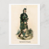 Clan MacDonell von Glengarry Postkarte (Vorderseite)