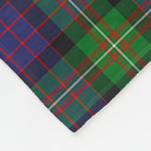 Clan MacDonell von Glengarry Tartan Kariert Fleecedecke (Ecke)