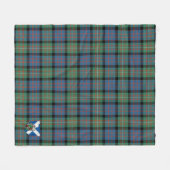 Clan MacDonnell of Glengarry Ancient Tartan Karier Fleecedecke (Vorderseite (Horizontal))