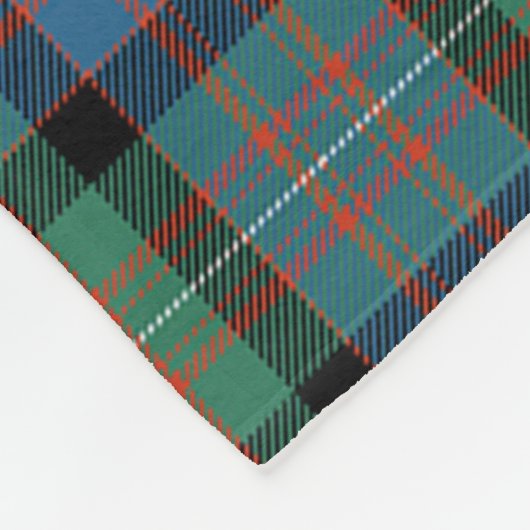 Clan MacDonnell of Glengarry Ancient Tartan Karier Fleecedecke (Ecke)