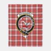 Clan MacDougall Dress Tartan Kariert Fleecedecke (Vorderseite)