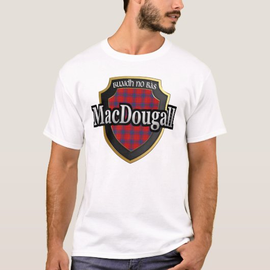 Clan MacDougall Scotland Tartan Dynasty T-Shirt (Vorderseite)