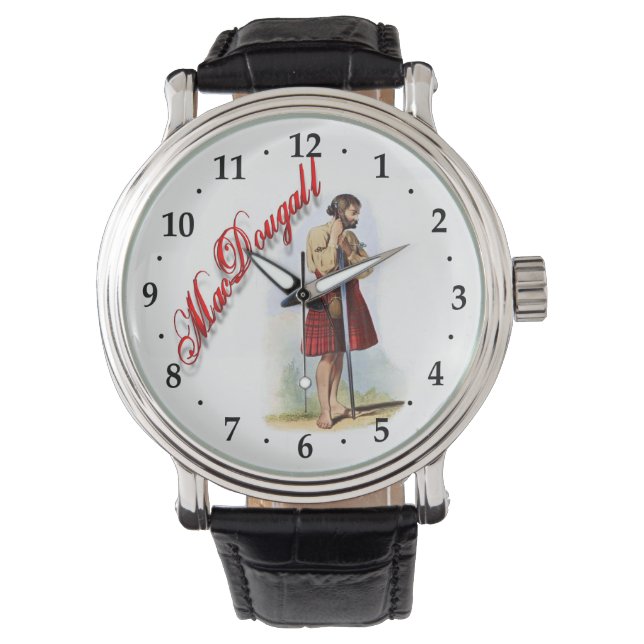 Clan MacDougall Scottish Dream Watch Armbanduhr (Vorderseite)
