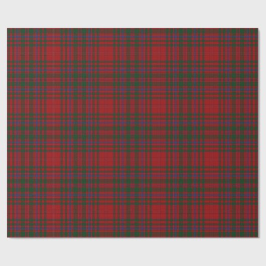 Clan MacDougall ScottishTartan Geschenkpapier (Flach)
