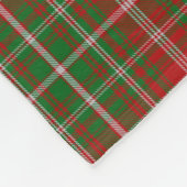 Clan MacDougall Tartan Fleecedecke (Ecke)