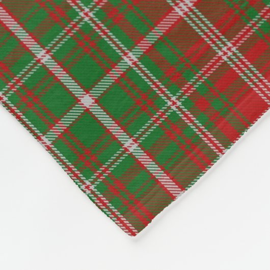 Clan MacDougall Tartan Fleecedecke (Ecke)