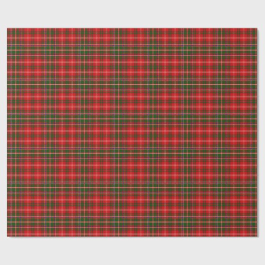 Clan MacDougall Tartan Geschenkpapier (Flach)