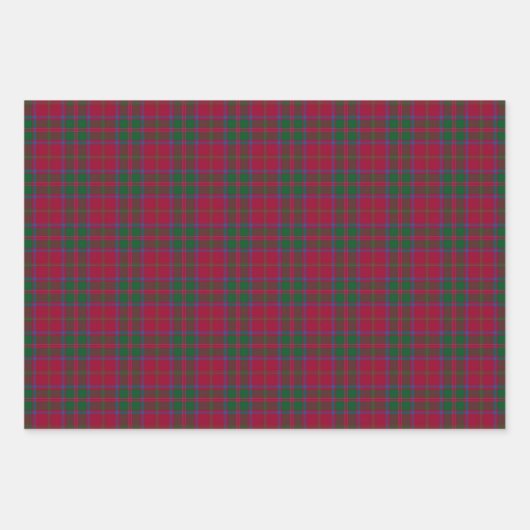 Clan MacDougall Tartan Geschenkpapier Set (Vorderseite)