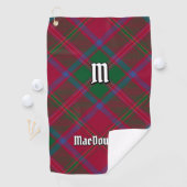 Clan MacDougall Tartan Golfhandtuch (Insitu)