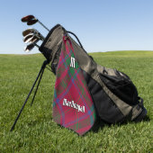 Clan MacDougall Tartan Golfhandtuch (Gras)