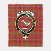 Clan MacDougall Tartan Kariert Fleecedecke (Vorderseite)