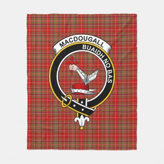 Clan MacDougall Tartan Kariert Fleecedecke (Vorderseite)