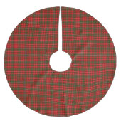 Clan MacDougall Tartan Polyester Weihnachtsbaumdecke (Vorderseite)