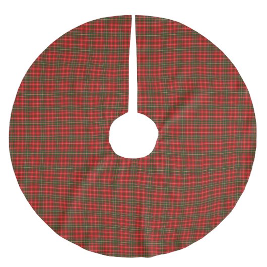Clan MacDougall Tartan Polyester Weihnachtsbaumdecke (Vorderseite)