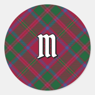 Clan MacDougall Tartan Runder Aufkleber