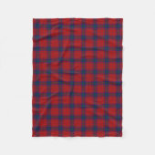 Clan MacDougall Tartan Scottish Red Kariert Fleecedecke (Vorderseite)