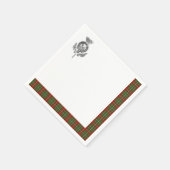 Clan MacDougall Tartan Serviette (Ecke)