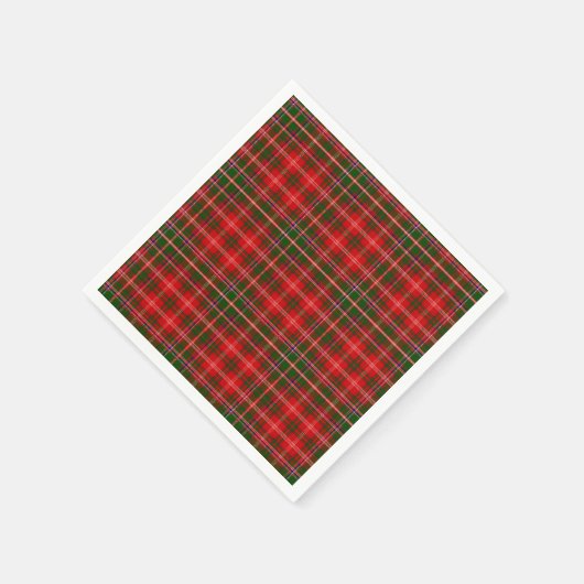 Clan MacDougall Tartan Serviette (Ecke)