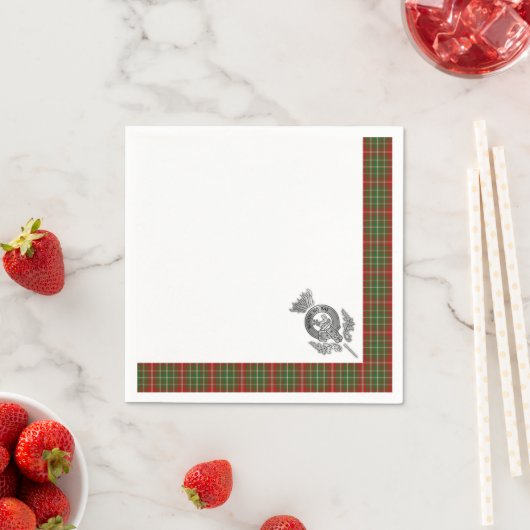 Clan MacDougall Tartan Serviette (Beispiel)