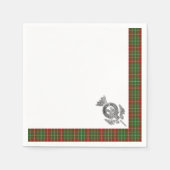 Clan MacDougall Tartan Serviette (Vorderseite)