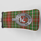 Clan MacDougall Wappen & Tartan Golf Headcover (Vorderseite)