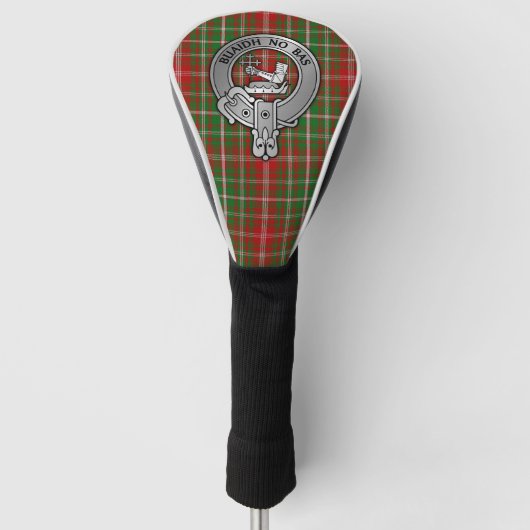 Clan MacDougall Wappen & Tartan Golf Headcover (Vorderseite)
