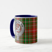 Clan MacDougall Wappen & Tartan Tasse (Vorderseite Links)