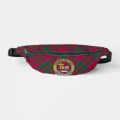 Clan MacDougall-Wappen über Tartan Bauchtasche (Vorderseite)