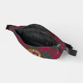 Clan MacDougall-Wappen über Tartan Bauchtasche (Offen)