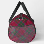Clan MacDougall-Wappen über Tartan Duffle Bag (Rechts)