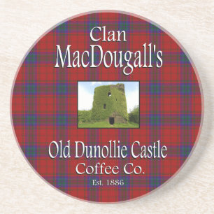 Clan MacDougalls alter Dunollie Schloss-Kaffee Co. Getränkeuntersetzer