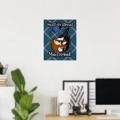Clan MacDowall Scottish Tartan Poster (Heimbüro)