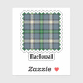 Clan MacDowall Tartan Aufkleber (Blatt)