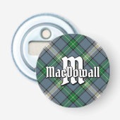 Clan MacDowall Tartan Flaschenöffner (Vorderseite)