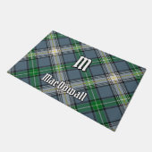 Clan MacDowall Tartan Fußmatte (Schrägansicht)