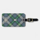 Clan MacDowall Tartan Gepäckanhänger (Vorderseite horizontal)