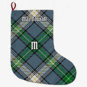 Clan MacDowall Tartan Großer Weihnachtsstrumpf (Vorderseite)
