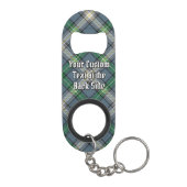 Clan MacDowall Tartan Mini Flaschenöffner (Rückseite)