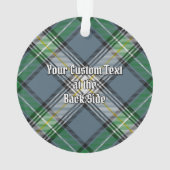 Clan MacDowall Tartan Ornament (Rückseite)