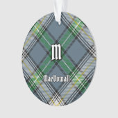 Clan MacDowall Tartan Ornament (Vorderseite)