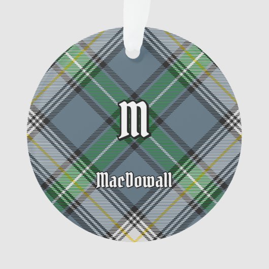 Clan MacDowall Tartan Ornament (Vorderseite)