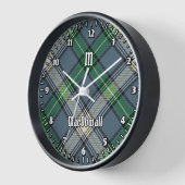 Clan MacDowall Tartan Uhr (Winkel)